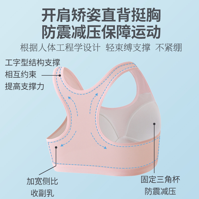 Ropa interior para niñas durante el desarrollo, top de tubo, niñas, estudiantes de secundaria, niñas adolescentes, niños con chalecos finos en la segunda etapa