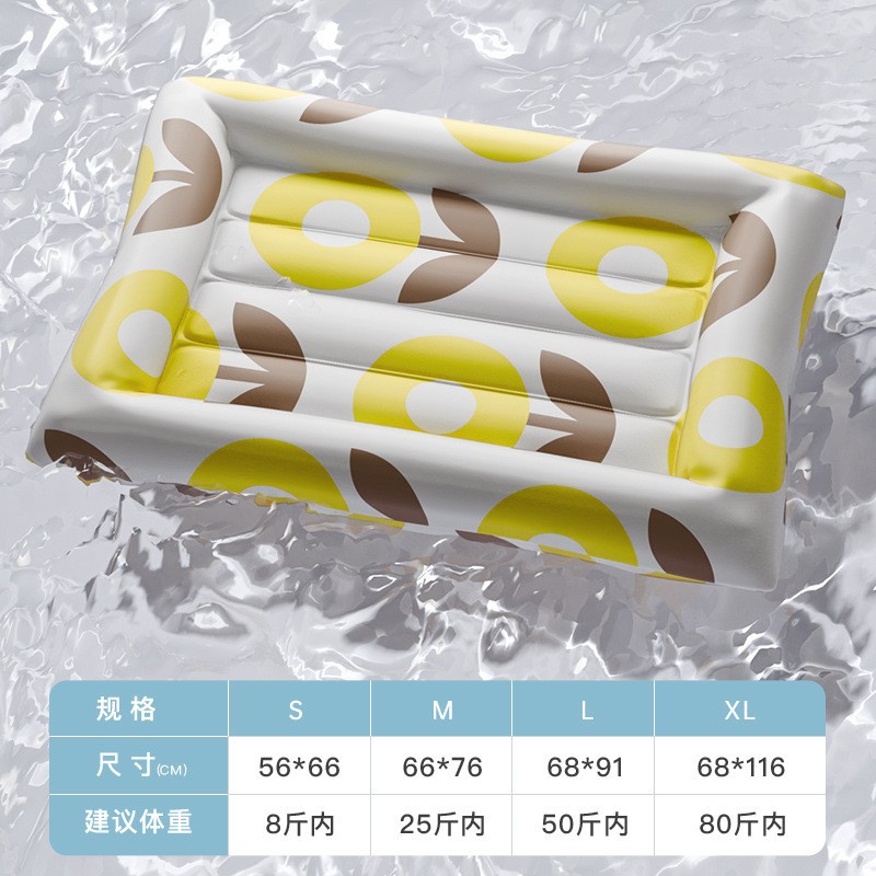 Almohadilla de hielo para mascotas, gradiente de arco iris, nido de hielo, alfombra para perros, alfombra para dormir, alfombra para perros, alfombra de hielo de verano, nido de hielo para gatos, nido de hielo al por mayor