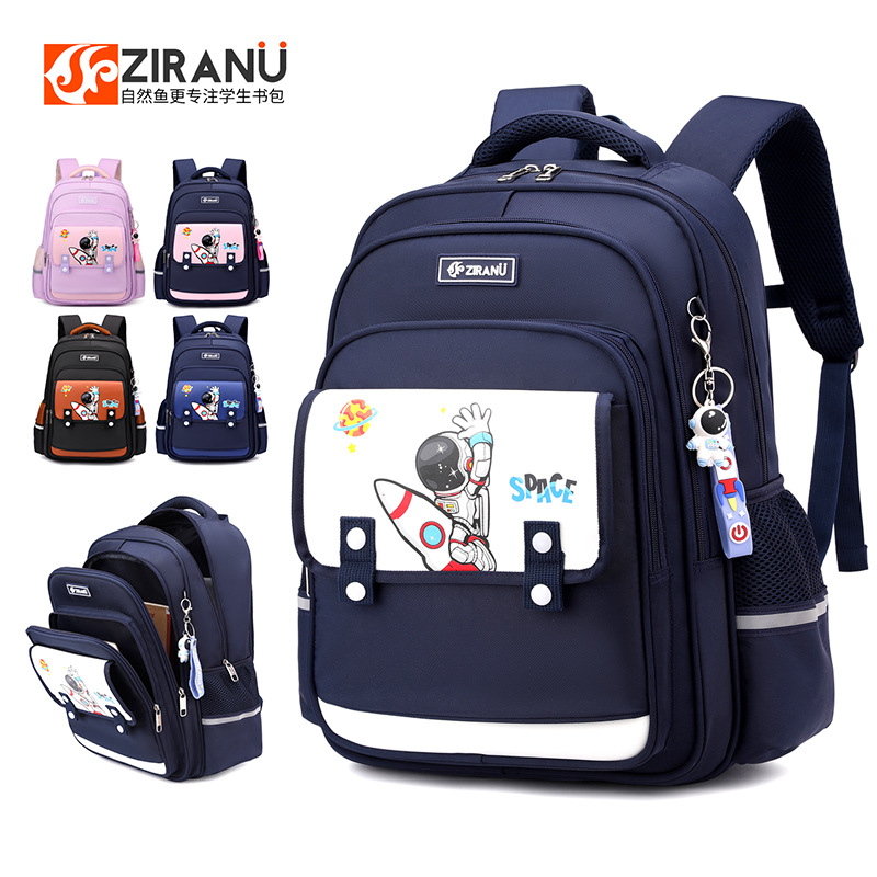 2025 nueva mochila escolar para niños de primaria, niños de tercer a sexto grado, impermeable, primer grado, protección de espalda ligera para reducir la carga