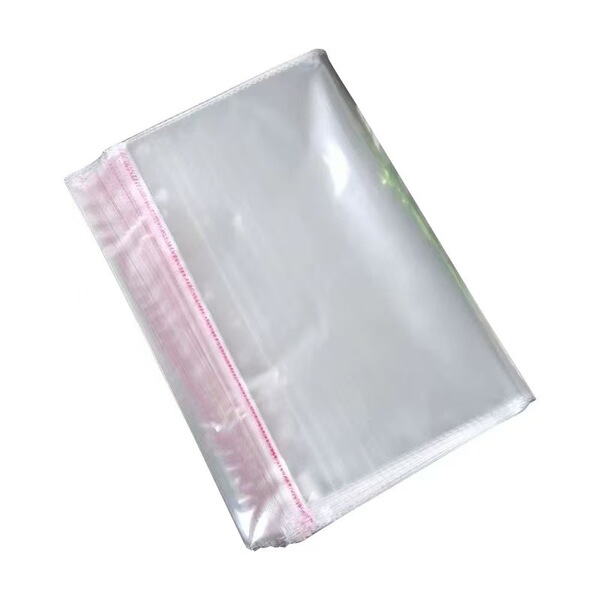 Self-adhesive transparent bag