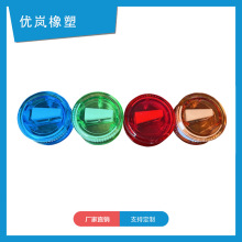 批发单孔可转动塑料卷笔刀圆形造型铅笔刨4色透明儿童转笔刀