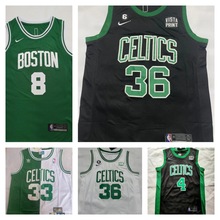NBA 篮球服 凯尔特人队36号斯玛特球衣  SMART  刺绣 绿色篮球服