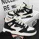 Black and White Panda High-top Men's Shoes Casual Students Thick Bottom Trendy Brand Board Shoes Explosive Casual Sports Shoes Men's Trendy Shoes