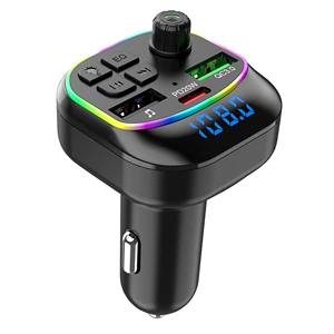 M54 avtomobil Bluetooth MP3 FM ötürücü, musiqi pleyer, PD20W ikili çıxışlı sürətli şarj