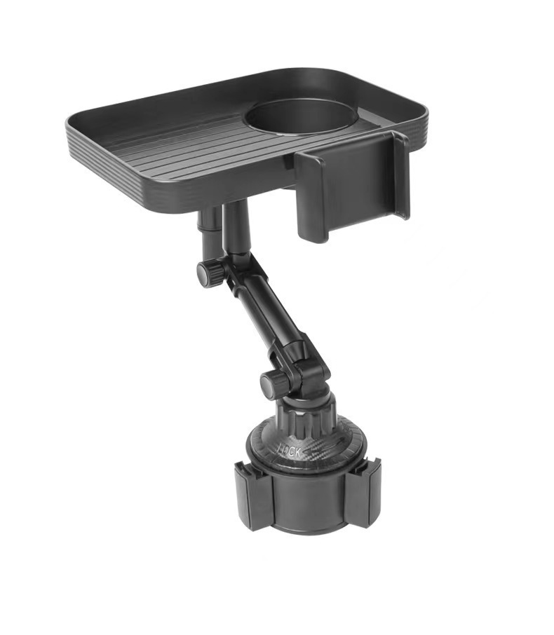 Car-Mounted Food Tray, Cup Holder, Car Center Console Water Cup Holder, Storage Rack, Car Phone Holder