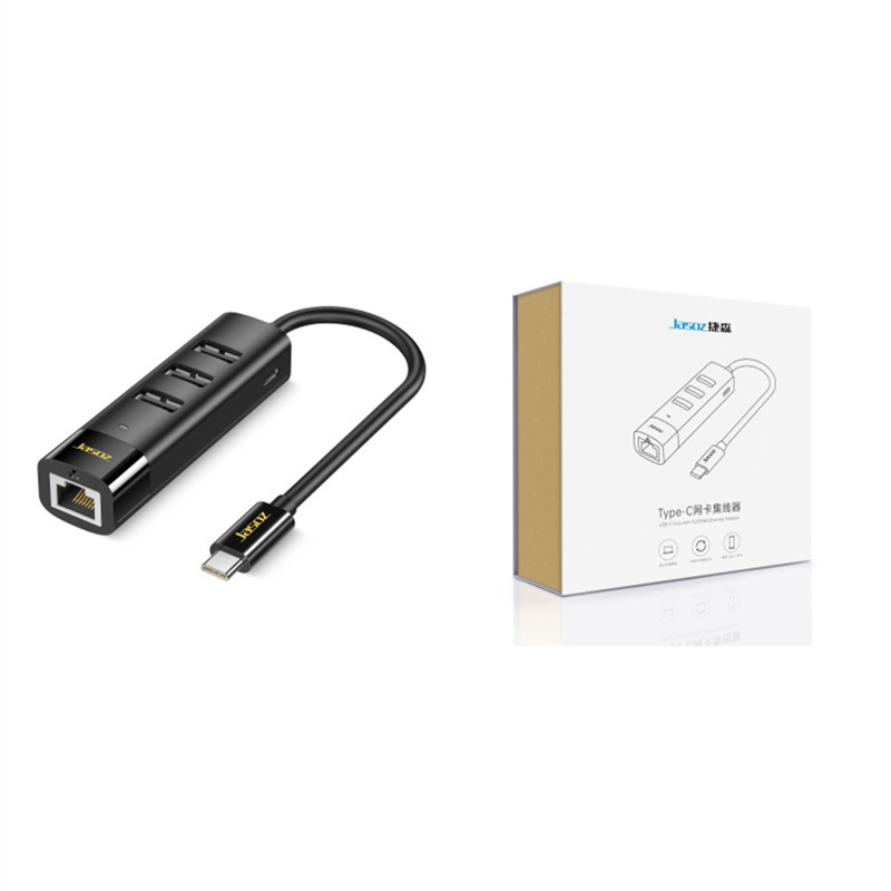 USB3.0ギガビットネットワークカードTYPE-C転送ポートRJ45外付け有線イーサネットケーブルコンバータ|undefined