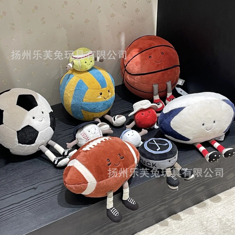 クロスボーダースポーツサッカー人形バスケットボールバレーボール人形ストラップ子供誕生日プレゼントスポーツクラブプレゼントバッチ|undefined