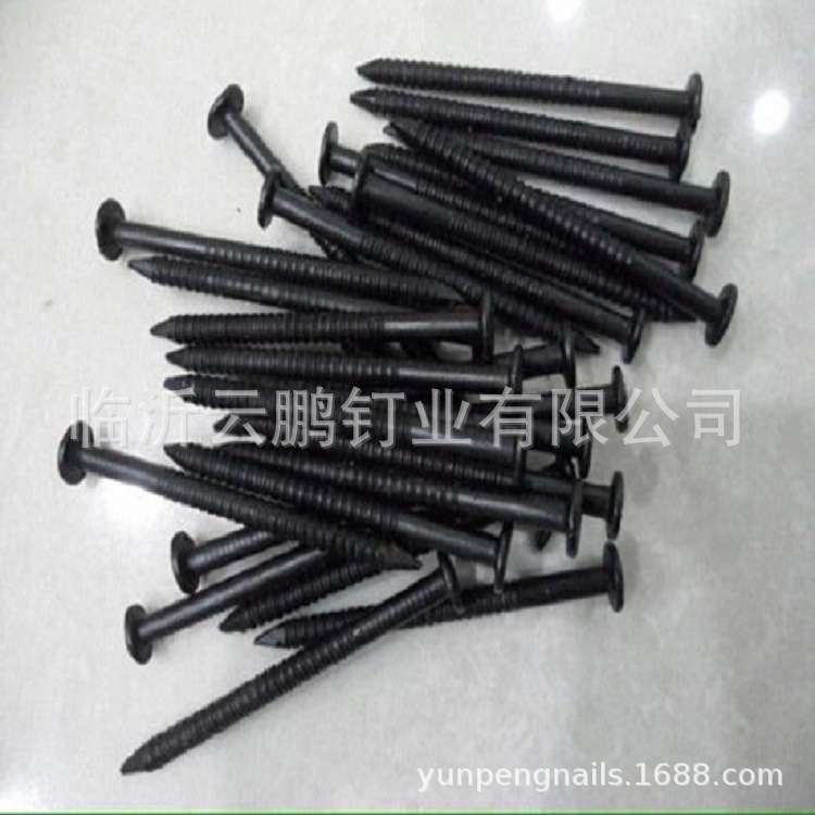 镀锌环纹钉 网状帽   钻石尖  1“,1.5",2",2.5",3",4”