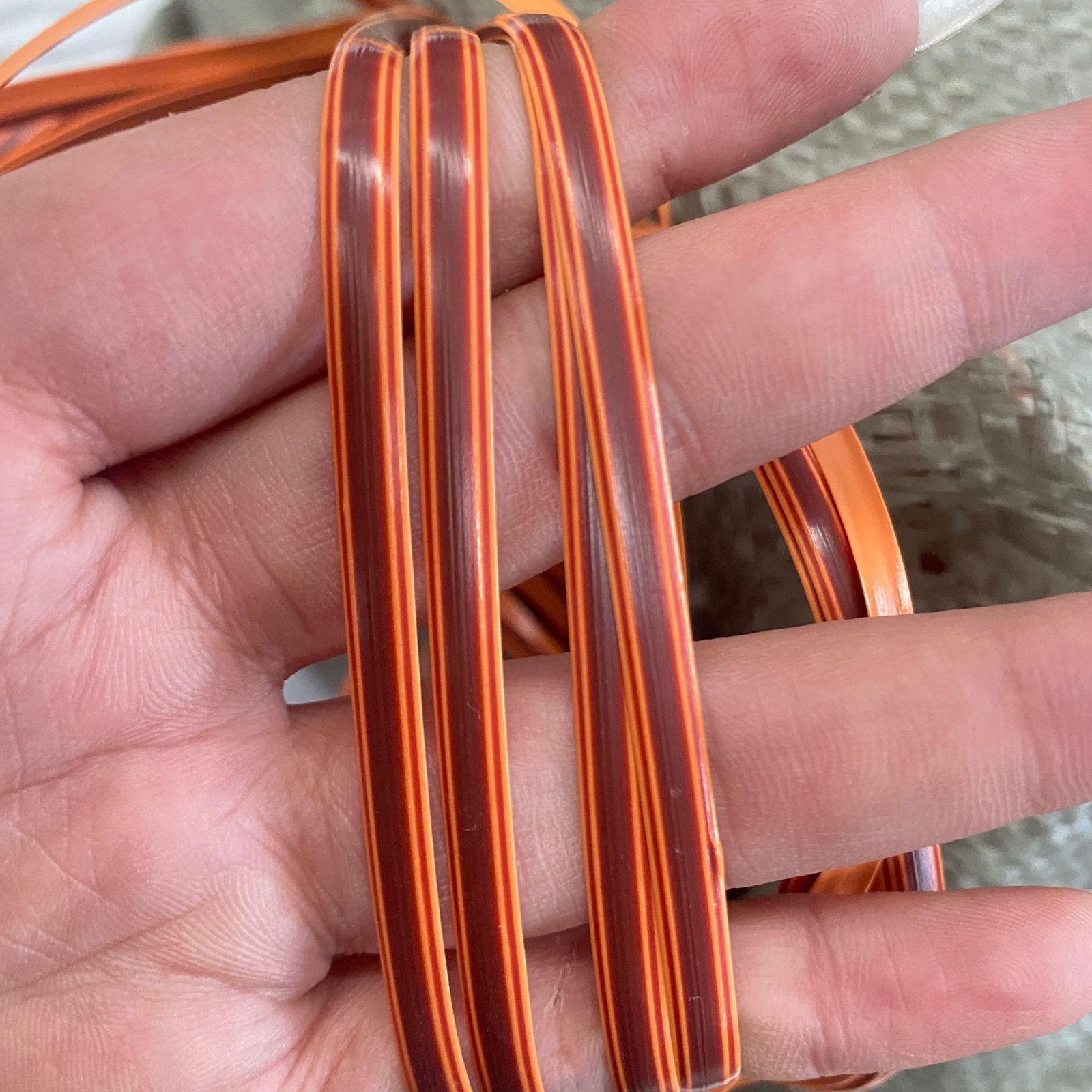 5mm 앤티크 옐로우 스트립