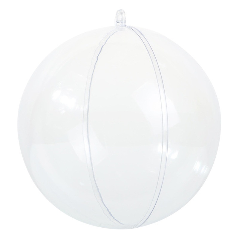 PSクリスマスボール透明プラスチックボール中空ボールホリデーウェディングクリスマスボールアクリル装飾吊り下げボール