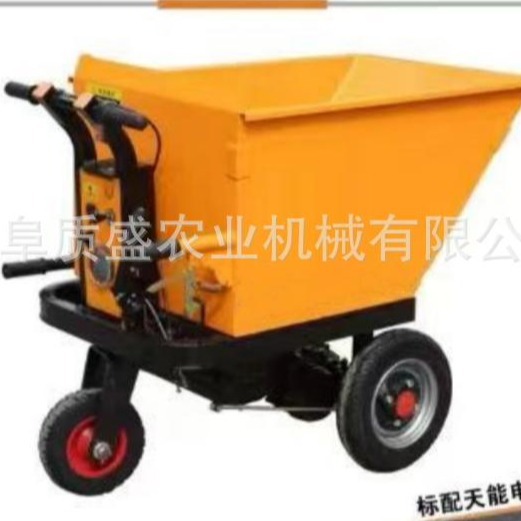 电瓶灰斗车工地运输车大棚产品运输手推车拉货
