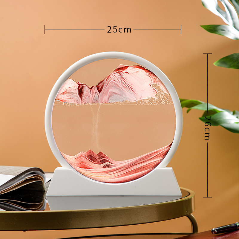 단단한 나무 흰색 프레임 12 인치 빨간색