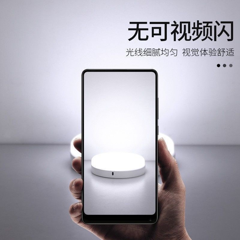 Lámpara de luz LED sin bordes, lámpara de panel luminosa positiva, lámpara de panel doméstica de cocina, lámpara de techo cuadrada circular