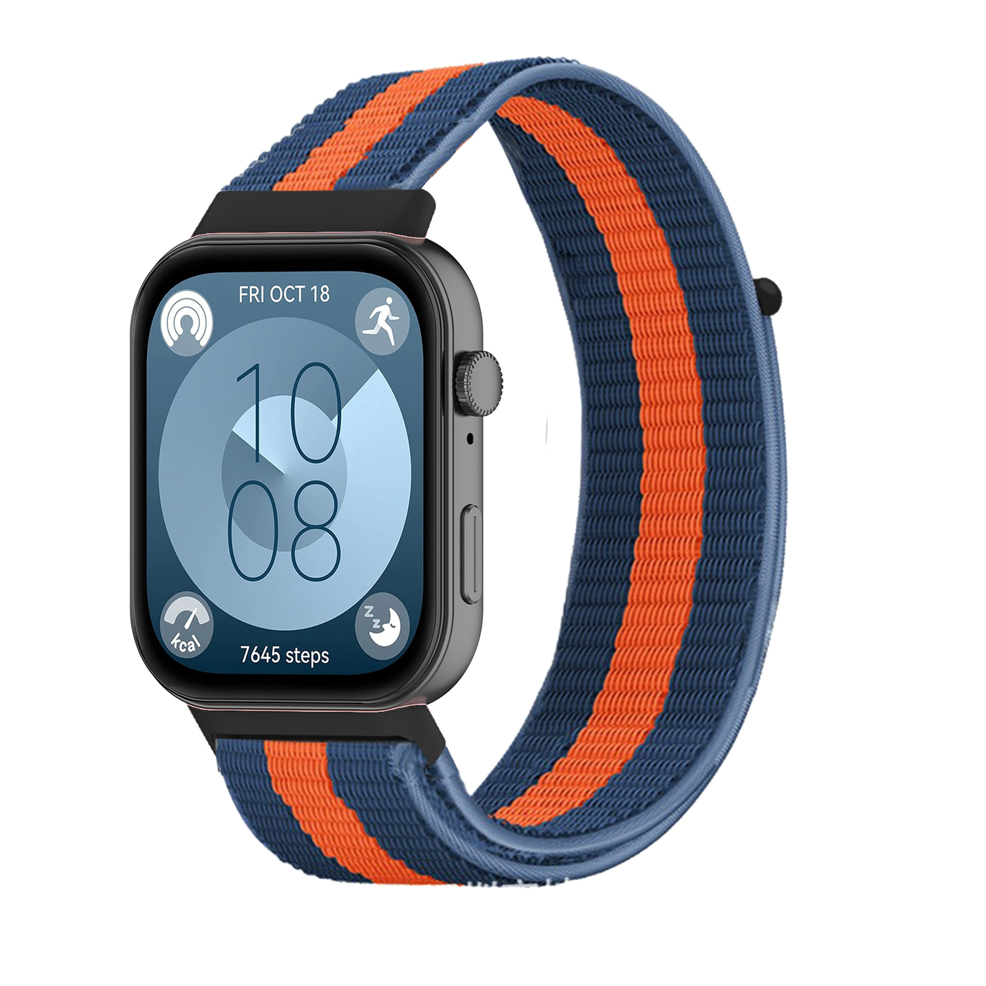 Compatible with Huawei watch Fit 3/4 band Velcro nylon loop band and Huawei Fit4 Pro band undefined