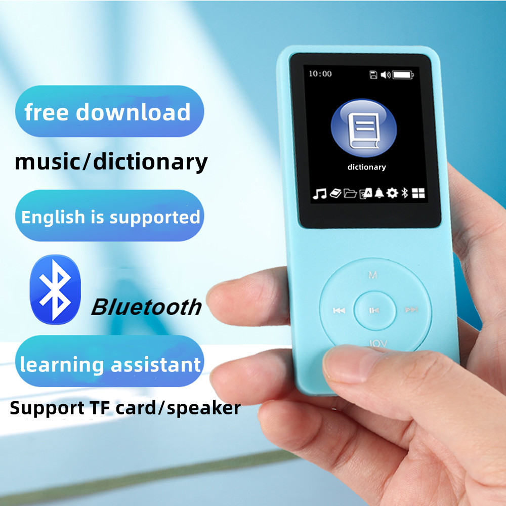 [Versión de comercio exterior] fábrica al por mayor Bluetooth MP3 estudiante Walkman MP4 reproductor de música e-book versión independiente