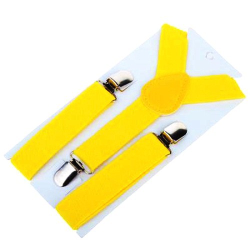 Children's 3-clip Y-shaped elastic shoulder strap+bow tie