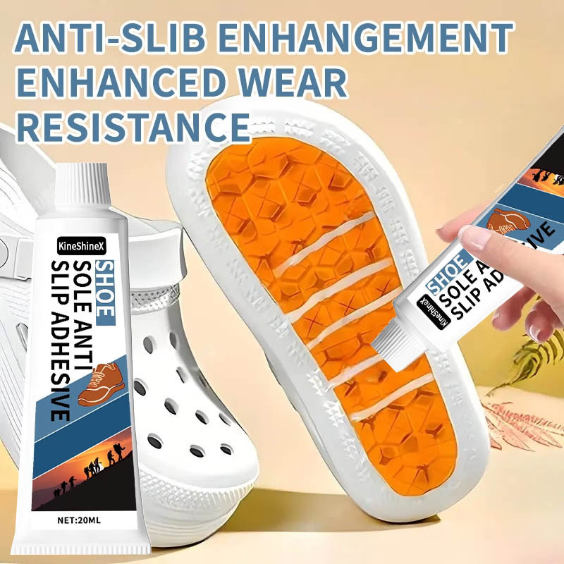 Kineshinex Non-Slip Sole Rubber Soft Silicone Adhesive Fabric Boat Socks Anti-Slip Fixing Adhesive for Sock Soles and Stockings Kineshinex Non-Slip Sole Rubber Soft Silicone Adhesive Fabric Boat Socks Anti-Slip Fixing Adhesive for Sock Soles and Stockings