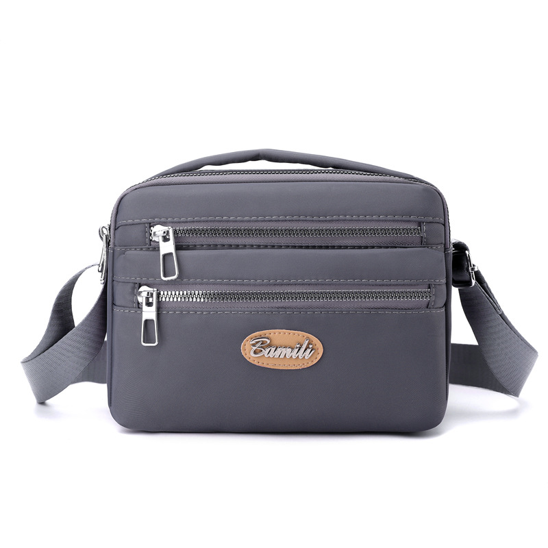 Bolso de hombro 2024 otoño nuevo bolso femenino bolso de tela de nailon bolso de madre de gran capacidad bolso de mensajero de tendencia ligera