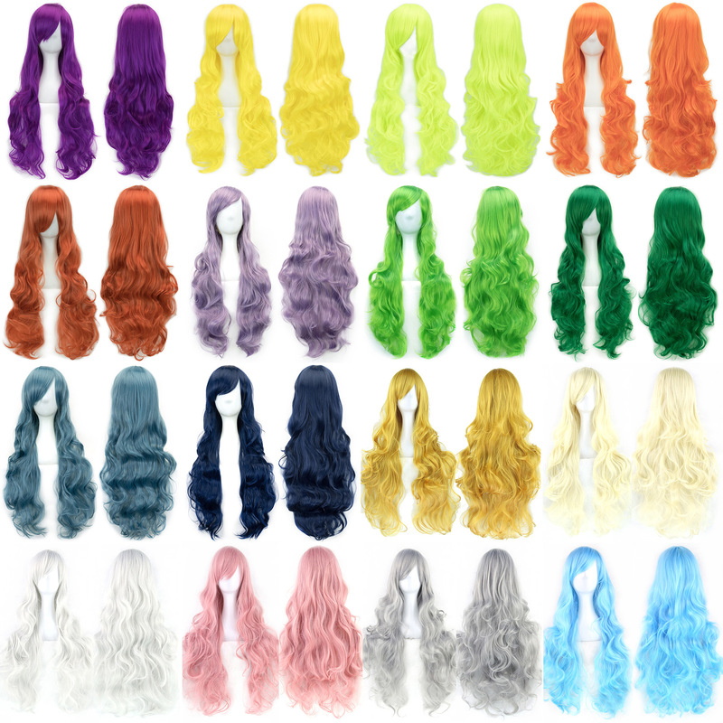 Universal Hair cosplay Wig Hair Niang Cos Wig Long Curly Hair High Temperature Silk Curly Hair Universal Hair Anime Wig Universal Hair cosplay Wig Hair Niang Cos Wig Long Curly Hair High Temperature Silk Curly Hair Universal Hair Anime Wig
