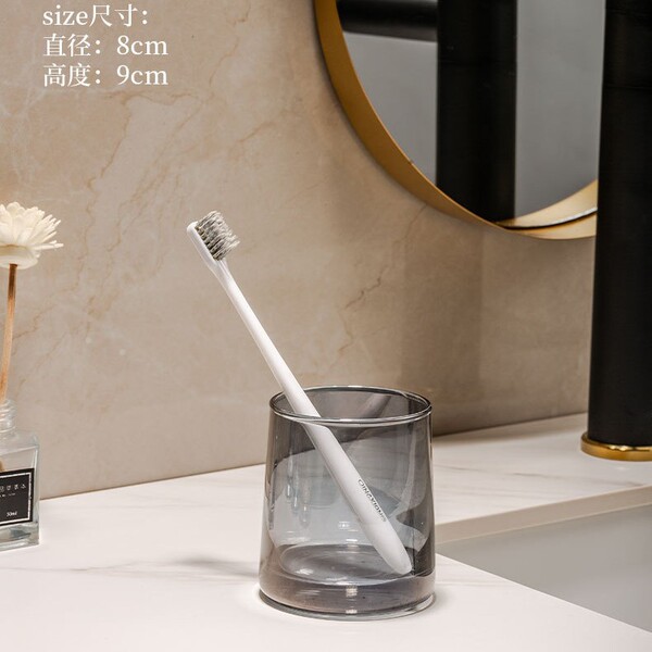 Glass Mouthwash Cup, Simple Toothbrush Cup, Couple Home Toothbrushing Cup Set, Hotel Wash Cup, Toothbrush Cup