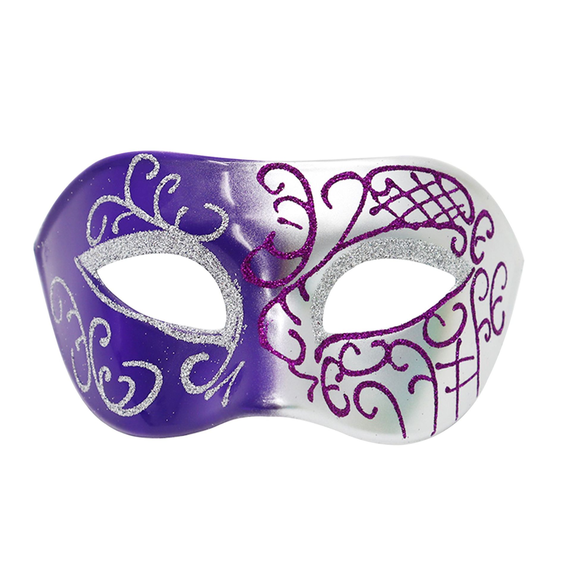 Amazon máscaras de fiesta de carnaval de venta caliente máscaras de baile unisex pintadas alrededor del borde de San Valentín