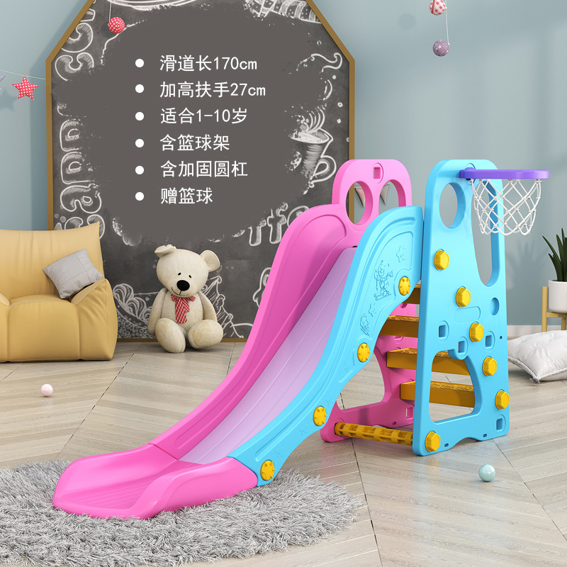 Juguetes de plástico engrosados para niños de 3 a 10 años pequeño hogar parque de atracciones interior hogar bebé bebé tobogán