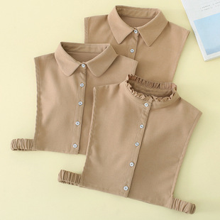 Spring and autumn and winter Fashion Bachelor's Ladies Delivery Shirt Clips Collar Cotton Clue Core Cordy Cordon