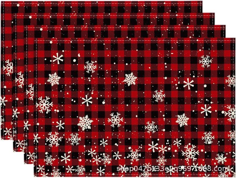 クロスボーダー新しいクリスマス装飾クリスマステーブルフラグクリエイティブクリスマステーブルクロスプレースマットクリスマステーブル装飾ホームデコレーション|undefined