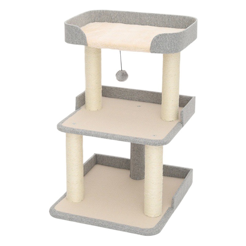 Gato escalada rack gato nido gato árbol integrado pequeño gato escalada rack gato de juguete gato suministros de gato tablero del rasguño del gato nido gato rack