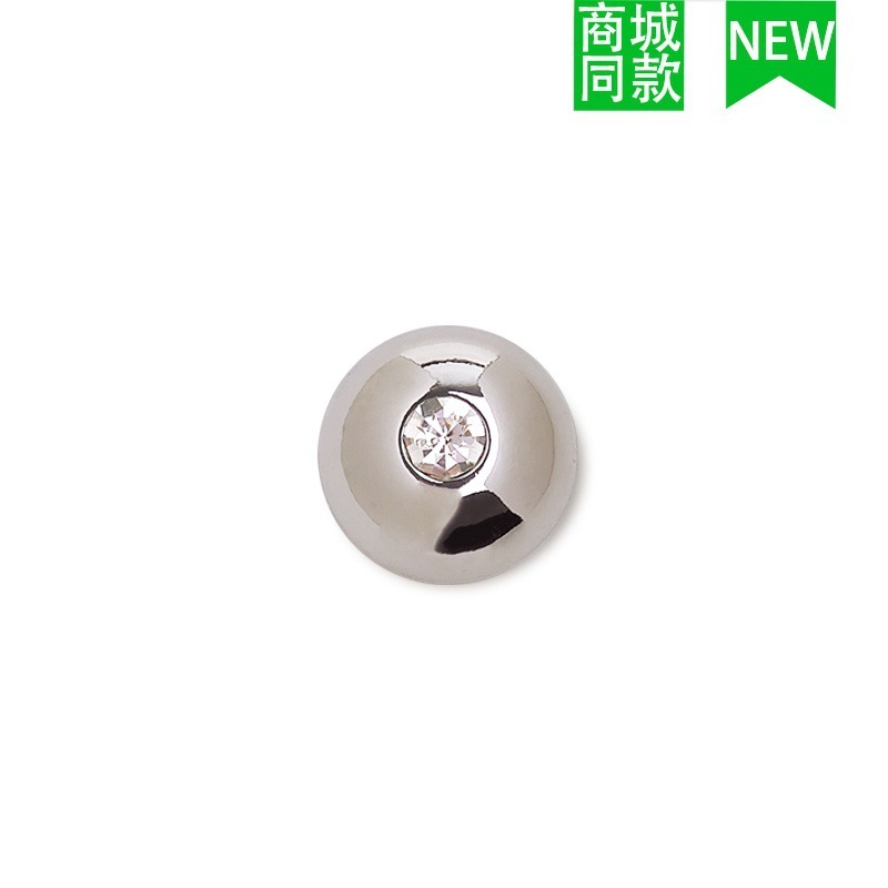 クロスボーダー卸売新しいクロックスアクセサリー靴バックル金属レターチェーン適応クロス靴花 DIY アクセサリー|undefined