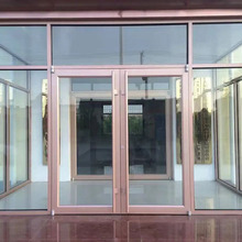 肯德基门厂家订 做铝合金商铺店铺门玻璃麦当劳快餐厅门双开门