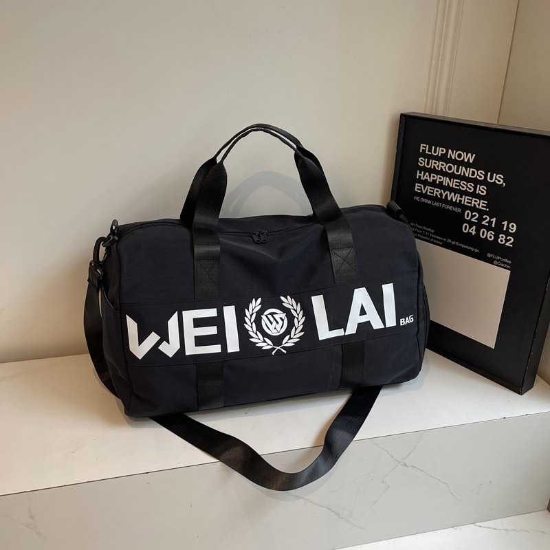 Bolsa de fitness separación seca y húmeda bolsa de natación de mujer bolsa deportiva de entrenamiento de tela Oxford bolsa de viaje portátil de corta distancia image 7