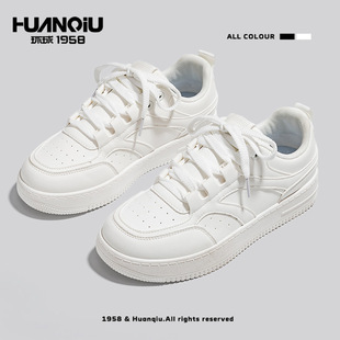 Universal Thick-Soled Height-Increasing Sneakers for Women 2025 Spring and Summer New Niche Soft-Soled Versatile Casual Low-Top Sports White Shoes