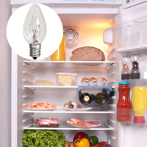 C7 120V E12 7W Tapered Aromatherapy Salt Lamp Bulb Refrigerator Range Hood Bulb Mini Bulb Dimmable