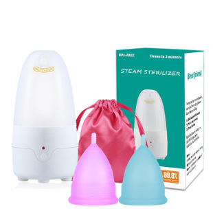 Mechanical steam sterilizer menstrual cup silicone supplies automatic cleaning and cleaning high temperature sterilization cleaning machine in stock