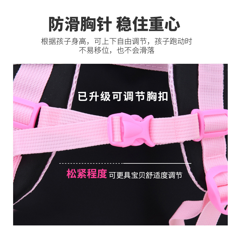 Mochila de tirón desmontable para estudiantes de escuela primaria de 2 a 6 grados, mochila de hombro impermeable para niños de escalada