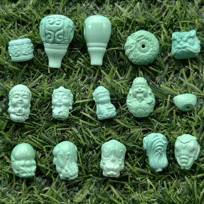 Natural Turquoise Bracelet Jewelry: Zərgərlik ara hissələri