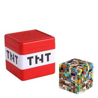 我的磁力世界方块吸铁石迷你世界磁吸拼搭磁铁积木玩具TNT收纳桶