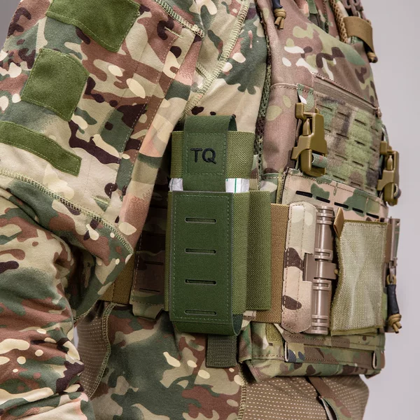 Carbon Fiber Style Tactical Quick-Release Waist Belt Molle Accessory Pouch Fast 5.56 Functional Pouch Double Pack