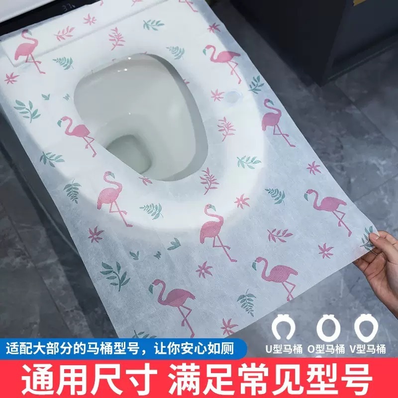 使い捨てトイレマット便器カバーを厚くして、旅行ホテルの汚れ防水トイレカバーを大きくします。|undefined