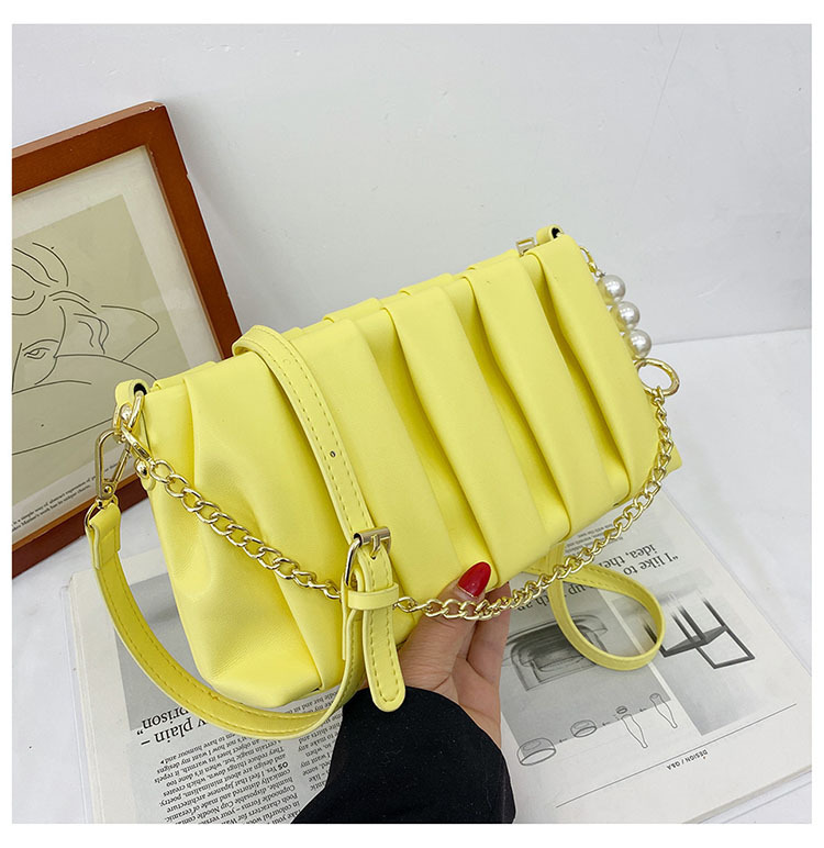 Bolso de moda coreano plegado para mujeres 2026 verano nuevo nicho de lujo pequeño bolso cuadrado de alta calidad de viaje de hombro mochila