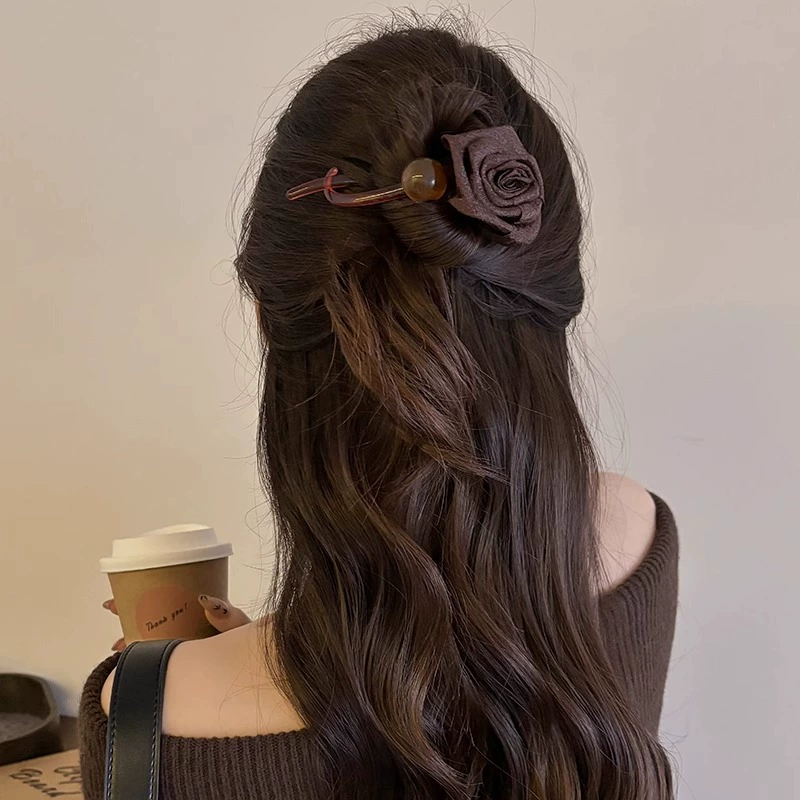 Краб-пряжка, зажим для волос, игрушечная машина Pilsan, аксессуары для волос, шпильки, розы, расцветка цветочная, новая коллекция