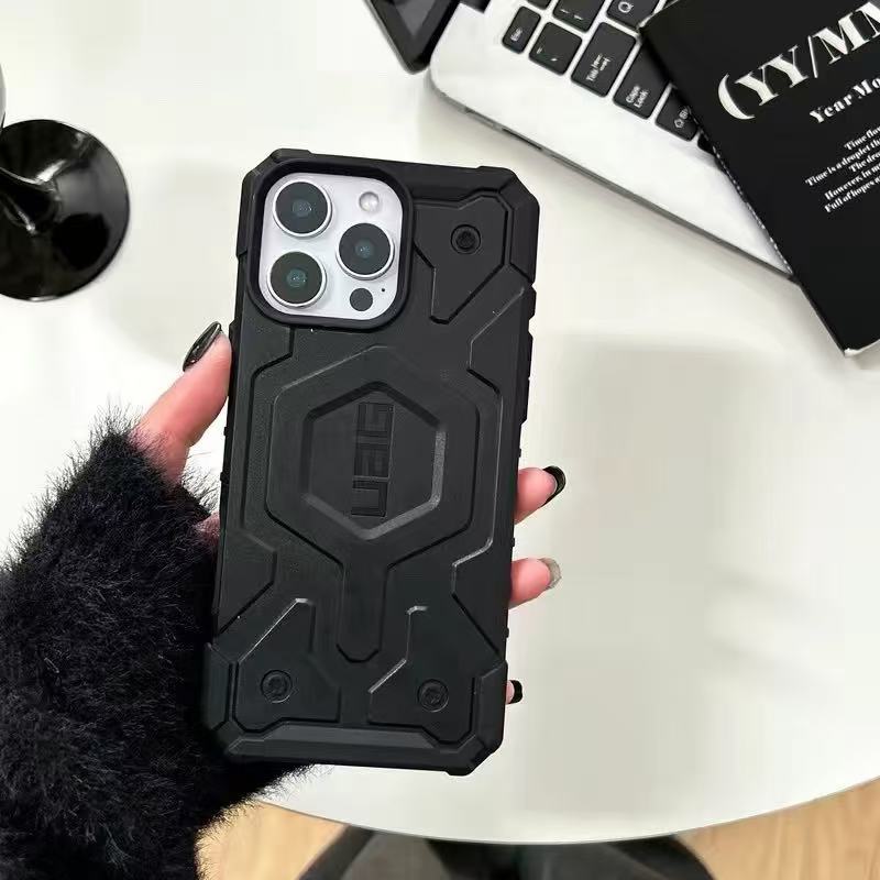 UAG Second-Generation Explorer Stand Magnetic Suitable Iphone Air, Four-Corner Anti-Drop Phone Case For Apple 17 Pro_voghion.com