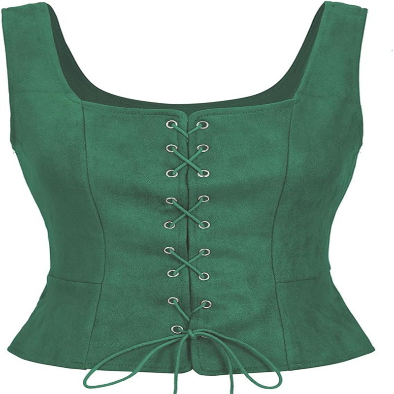 Cross-border AliExpress Women's Pirate Renaissance Era Vest Cosplay Costume Bodysuit