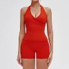 3109 vest + 8519 shorts - bright red