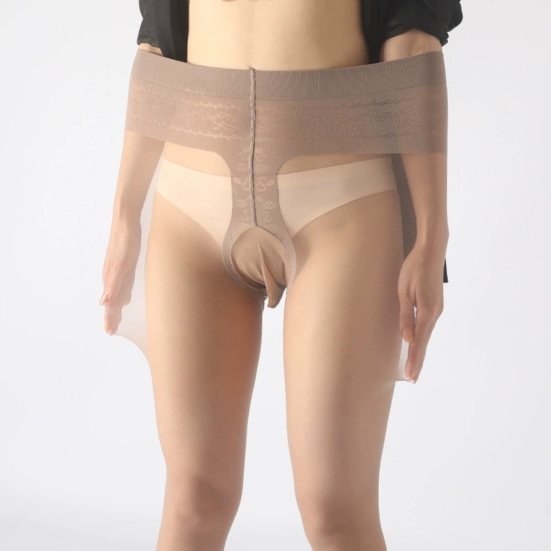 Большой размер мужской jj набор персиковых бедер 200 кг ультратонкие чулки