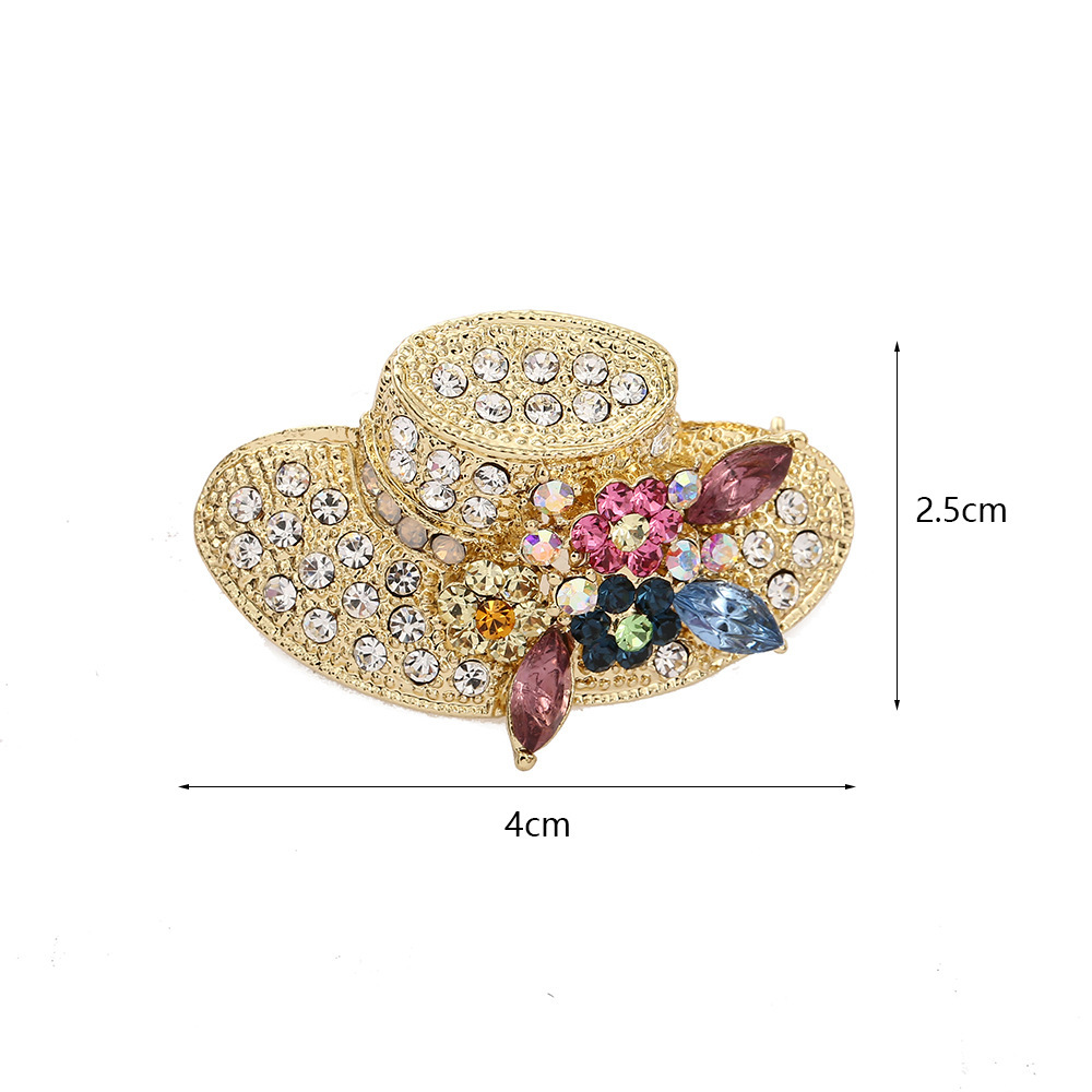 Lady Hat Alloy Women's Brooches display picture 5