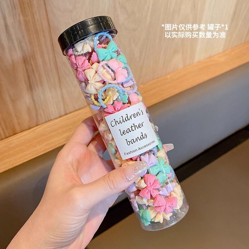 宝宝拇指发圈女童皮筋弹性好不伤发可爱啾啾头绳扎头发橡皮筋|undefined
