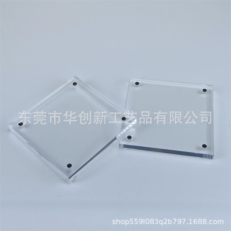 Acrylic Photo Frame Magnetic Picture Frame Plexiglass Pmma Decorative Frame Magnetic Modern Minimalist Wall Hanging