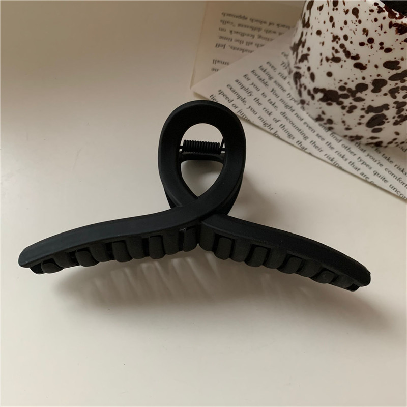 Clip de tiburón grande, clip de agarre para el cabello de placa de sensación de alta calidad, horquilla de temperamento, nuevo estilo, horquilla de gran volumen, tocado de primavera y verano, mujer